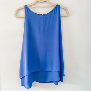 Audrey & Celine Periwinkle Top